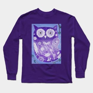 Lavendar Owl Long Sleeve T-Shirt